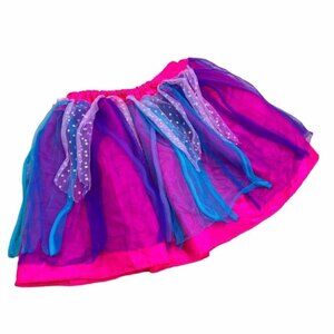 Little Girls Pink Purple Tulle Tutu Princess Skirt